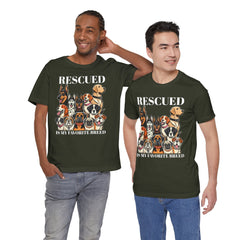 RESCUED IS MY Favorite Breed - Unisex Jersey Short Sleeve Tee