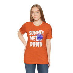 Summer Meltdown Graphic Tee — "Summer Melt Down" Sun Design