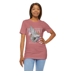 Peaceful Flowers With Dove Unisex Tee