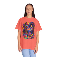 Mystical Psychedelic Moonlit Forest T-Shirt