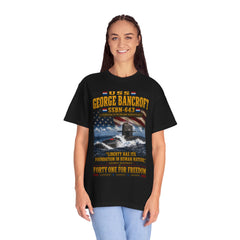USS George Bancroft SSBN-643 T-Shirt — "Liberty Has Its Foundation in Human Nature" Navy Submarine Tee