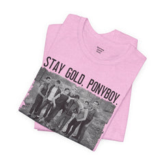 The Outsiders Shirt, Front and Back Images, Greasers Characters Shirt, Unisex Jersey Short Sleeve Tee