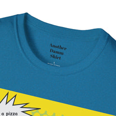 GET ME A PIZZA Cat Pop Art Unisex Softstyle T Shirt  For the Feline or Pizza Lover in all of us.