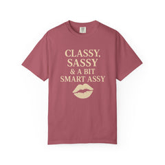 Classy Sassy T-shirt, Unisex Casual Top, Statement Tee, Gift for Her, Fashion Apparel, Birthday Humor Shirt