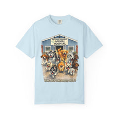 Who Let the Dogs Out? Animal Hospital Dog Pack T-Shirt