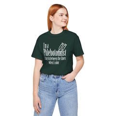 Phlebotomist Humor Tee, Funny Medical Shirt, Nurse Gift, Blood Tech Wear, Cute Phlebotomy Humor, Healthcare Apparel