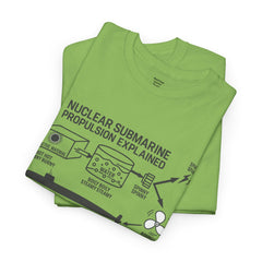 Nuclear Submarine Propulsion Explained Tee, Science Shirt, Geeky Gift, Educational Apparel, STEM Fashion, Nerdy T-Shirt