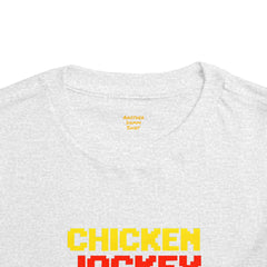Toddler Chicken Jockey Tee - Fun Minecraft Animal T-Shirt for Kids
