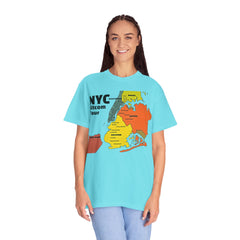 NYC Sitcoms Tour Comfort Colors T-shirt - Unisex Garment-Dyed
