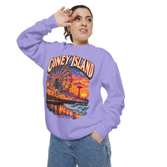 Brooklyn's Coney Island Sunset Sweatshirt - Comfort Colors Soft