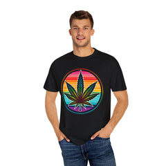 MARIJUANA LEAF TShirt, Vintage Style tee, Leaf Graphic Tee, Weed Lover, Smoke Cannabis tee, Relaxed Fit tee, Stoner Lifestyle, Retro Style
