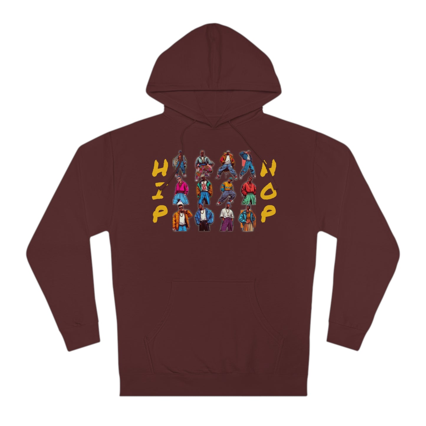 Paneled Hip Hop Clothing Styles that Defined the music and culture of the 1990s - Unisex Hooded Sweatshirt