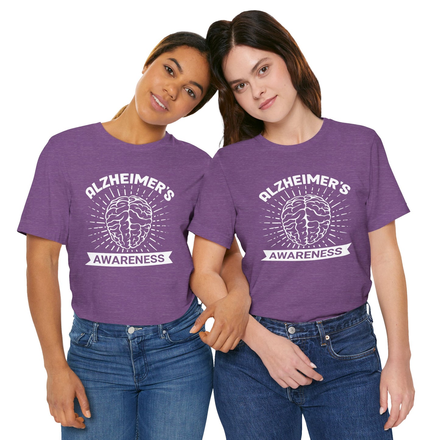 Alzheimers Awareness - Unisex Jersey Short Sleeve Tee