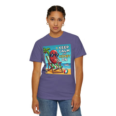 Keep Calm And Kidney On Graphic Unisex Garment-Dyed T-shirt