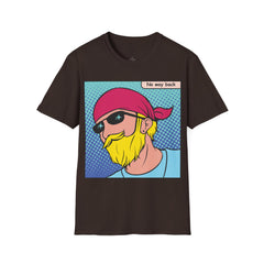 NO WAY BACK  Sunglass Wearin Pop Art Dude Unisex Softstyle T Shirt
