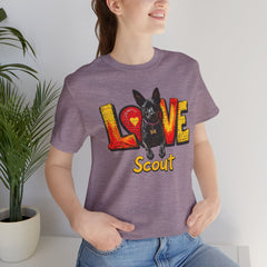 Personalized Love Your Dog T-Shirt — Designed with your dogs name and picture Graphic Tee