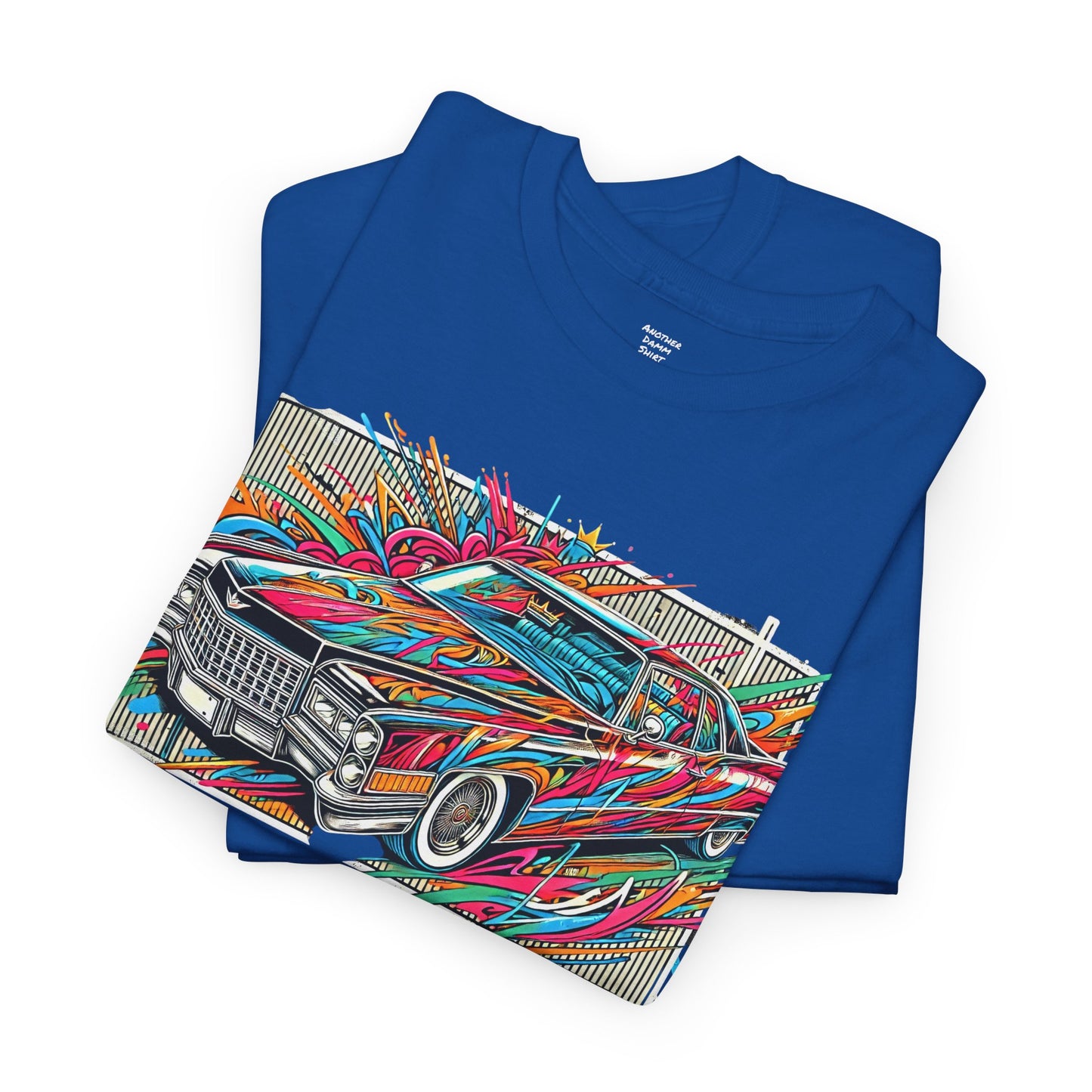 Graffiti Mania Cadillac Eldorado Graphic - Unisex Heavy Cotton Tee