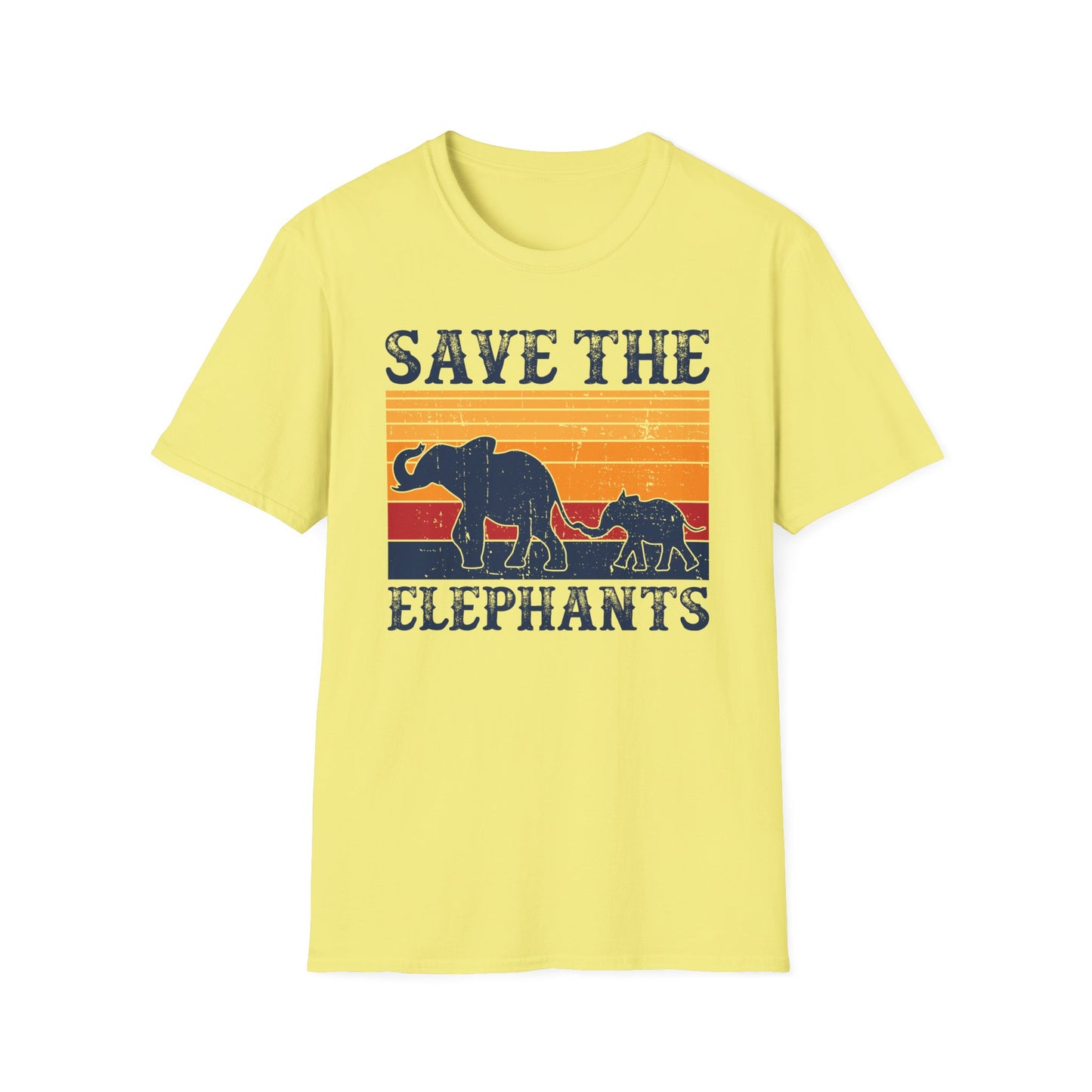 Save the Elephants Unisex Softstyle T-Shirt