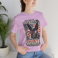 Personalized with your Dogs name and image Patriotic Dog T-Shirt