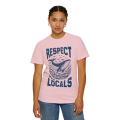 Respect the Locals Whale T-Shirt — Marine Conservation Graphic