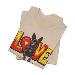 Personalized Love Your Dog T-Shirt — Designed with your dogs name and picture Graphic Tee