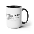 Princess Bride Mug: Inconceivable Quote, 80s Movie Fan Gift