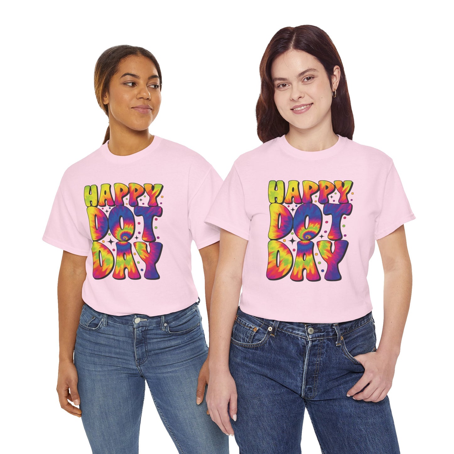 HAPPY DOT DAY - Graphic Unisex Heavy Cotton Tee