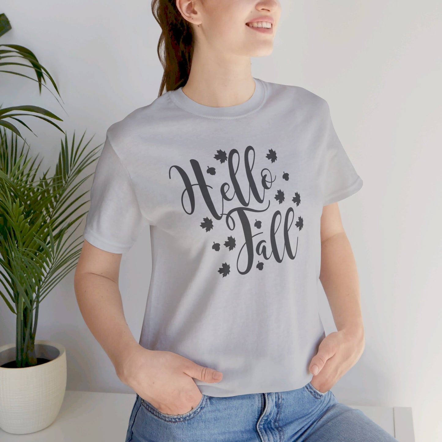 Hello Fall - Unisex Jersey Short Sleeve Tee