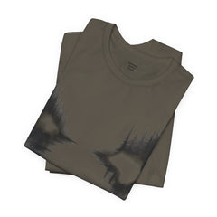 Mountain River Bank Nature-Inspired Graphic Tee