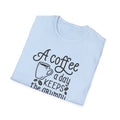 A COFFEE A Day Keeps The Grumpy Away Unisex Softstyle T-Shirt