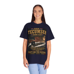 USS Tecumseh SSBN-628 Submarine T-Shirt — Forty One for Freedom Patriotic Navy Tee