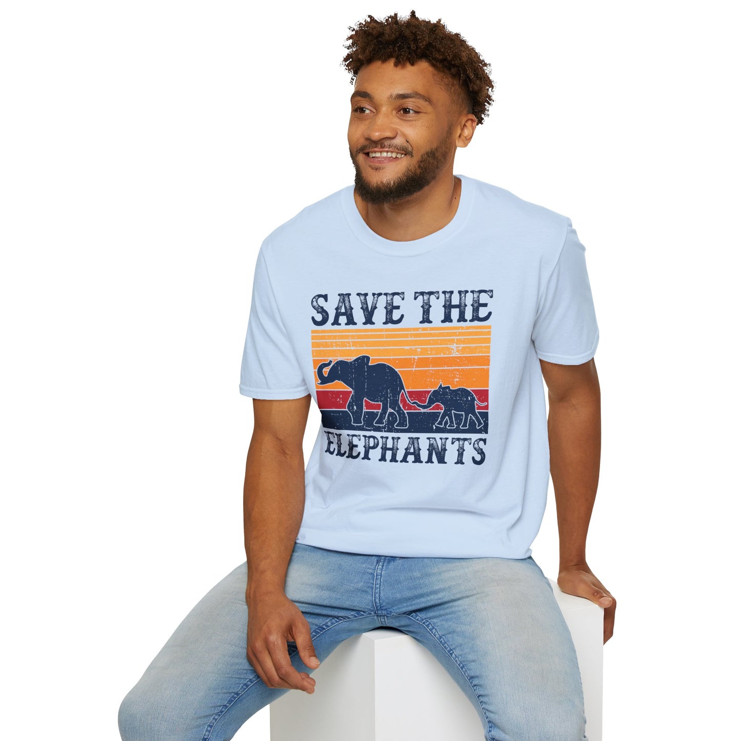 Save the Elephants Unisex Softstyle T-Shirt