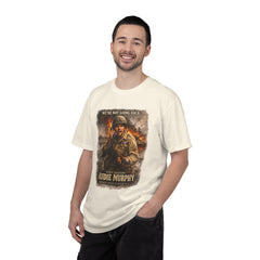 American Heroes Collection No 2 Graphic T-Shirt — “We're Not Going Back” Audie Murphy WWII