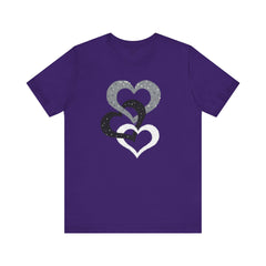 Triple Heart Design Tee