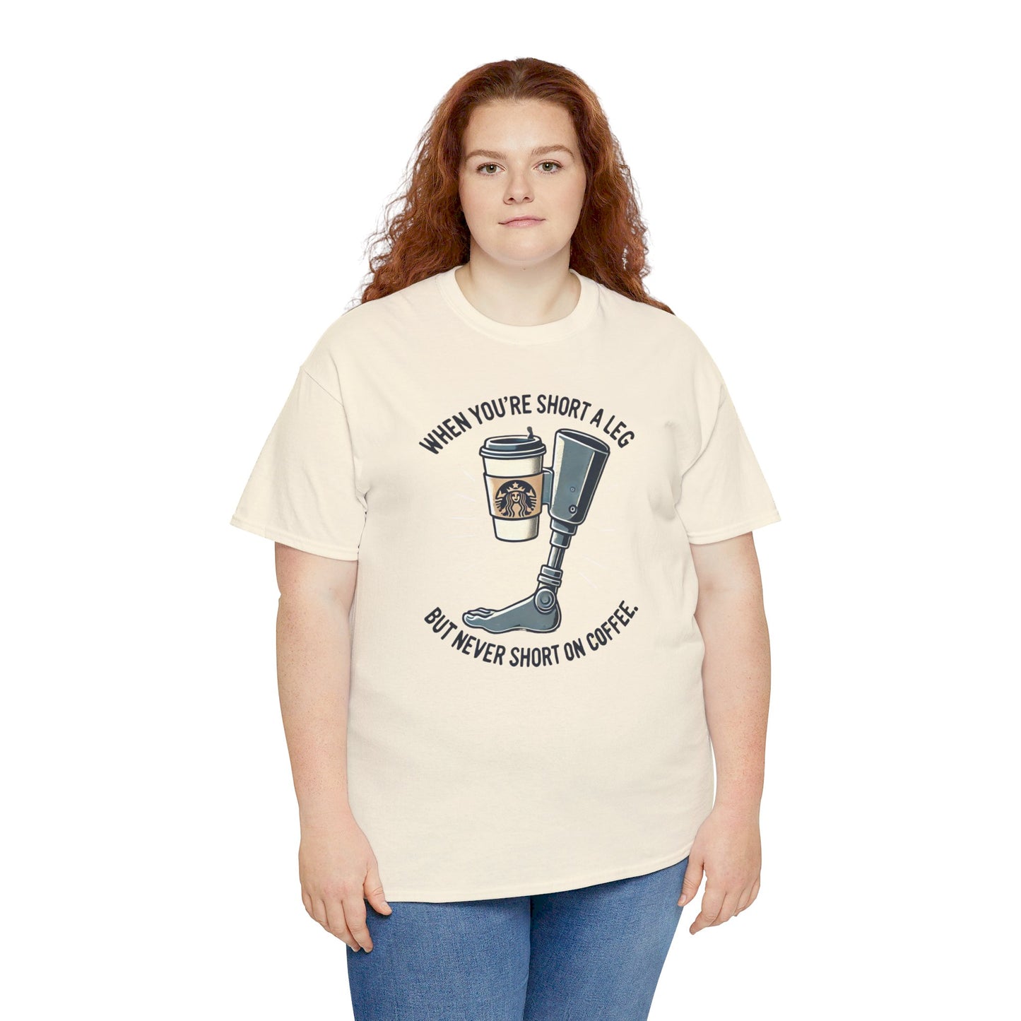 Aputee Coffee Humor - Unisex Heavy Cotton Tee