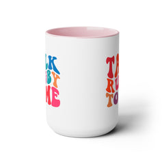 Talk Rugby To Me 15 oz Mug,Rugby mug,rugby coffee mug,rugby fan gift,scrum lover gift,hooker rugby gift,ruck fan gift,rugby player present