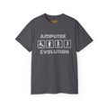 Amputee Evolution - Unisex Ultra Cotton Tee | Amputee, Leg Amputee, Limb Awareness, Prosthetic, Gift For Him, Gift For Her, Motivational Tee