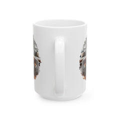 Less Talk More Coffee Boxer Ceramic Mug - Perfect for Dog Lovers