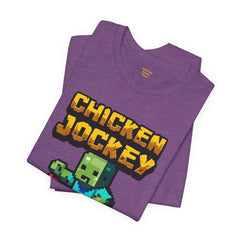Video Game Chicken Jockey Tee - Unisex Short Sleeve T-Shirt