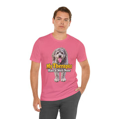 My Therapist Has A Wet Nose Personalized with your dog(s) image T-Shirt
