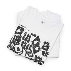 Abstract Artistic Unisex Cotton Tee - Unique Graphic Design, Casual Wear, Gifts for Art Lovers, Everyday Style, Eco-Friendly Fashion