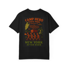 Camp Hero State Park T-Shirt, New York After Dark Collection Boy Scouts, Phantoms and Aliens Oh My.