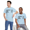 Personality, Looks, Fingers Count - Unisex Heavy Cotton Tee / Prosthetic Humor / One Leg / One Arm / Missing Fingers