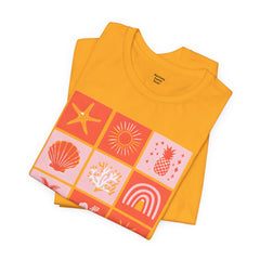 Beachy Soul Unisex Jersey Tee - Perfect Summer Vibes, Casual Wear, Gift for Beach Lovers, Vacation Outfit, Relaxed Style