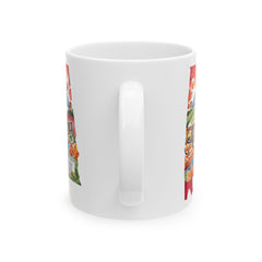 Alabama Watercolor State Mug – Travel Gift or Souvenir – 11oz or 15oz