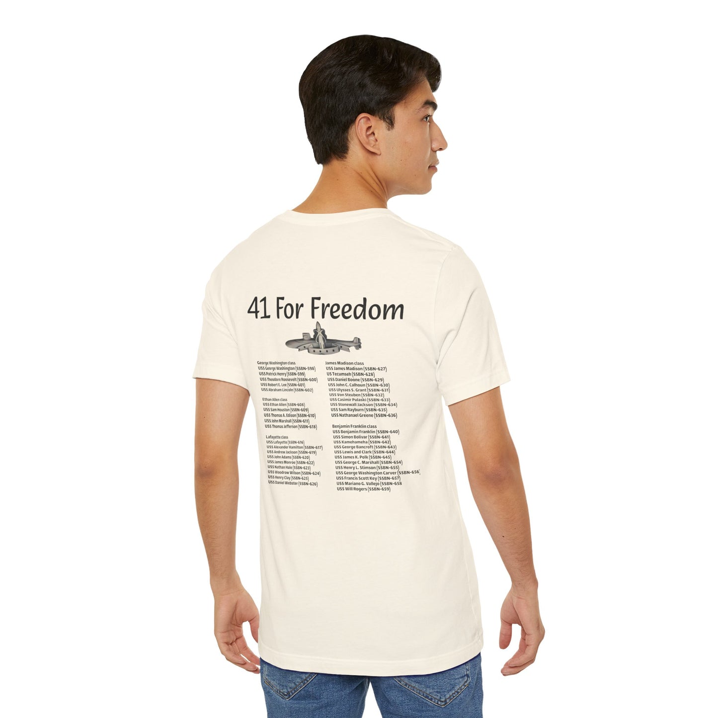 41 For Freedom Unisex Jersey Short Sleeve Tee