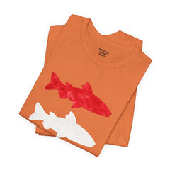 Patriotic Trout T-Shirt — Red White & Blue Fish Tee