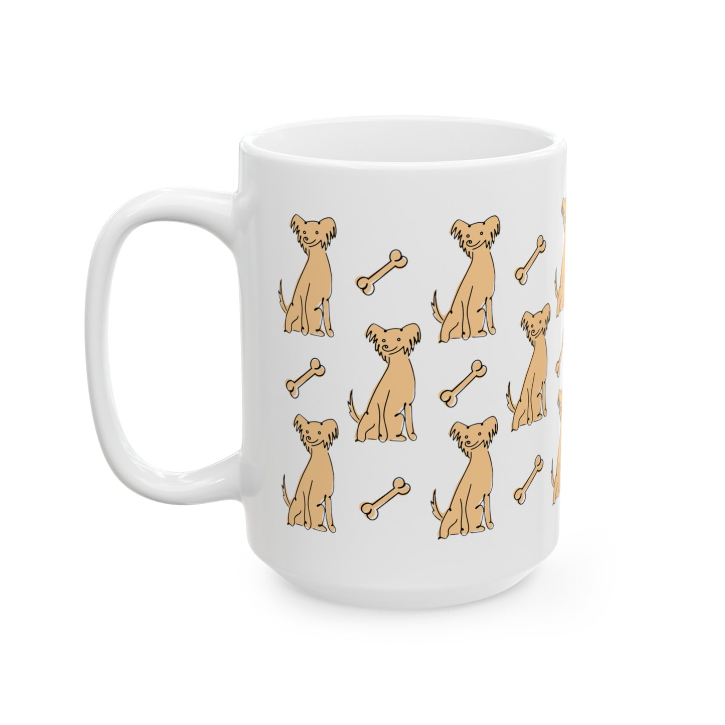 Border Collie Ceramic Mug, (11oz, 15oz)