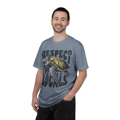 Respect the Locals T-Shirt — Sea Turtle Conservation Graphic Tee