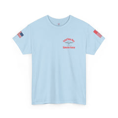 SUBMARINER RED Friday T Shirt with Fouled Anchor, American Flag, FBM / Boomer Silhouette. Remember Everyone Deployed, Dolphins